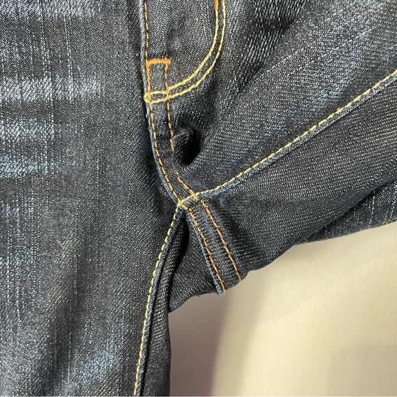 2 Pair American Eagle Outfitters Denim Jeans Dark Wash & Med-Light wash Size 2 - Picture 7 of 16